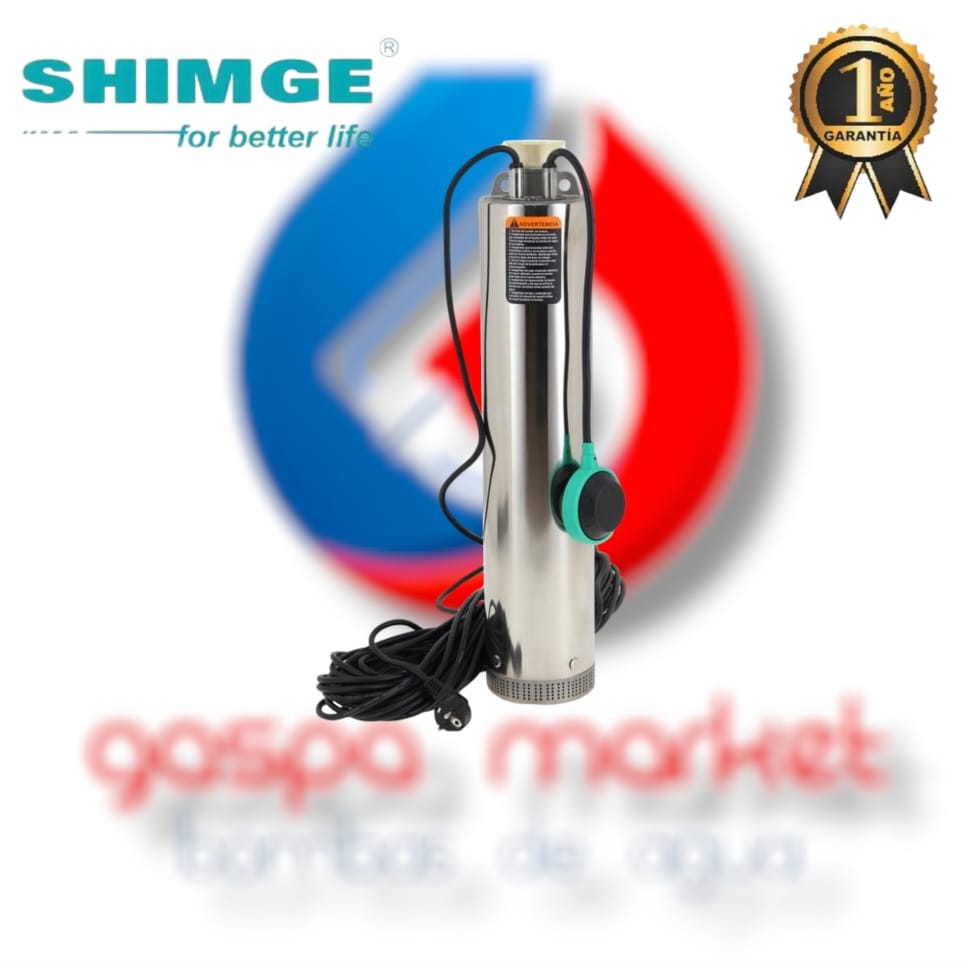 ELECTROBOMBA SUMERGIBLE SHIMGE PARA NORIAS NKm3/3 0.75HP