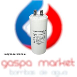 CONDENSADOR PERMANENTE 4 TERM S/PERNO STT 450VAC 80uF (D49 x H134mm)