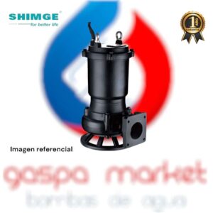 BOMBA SUM. AGUAS SERVIDAS WQK18-15-2.2 3HP 380V SHIMGE DESC 3" PASO SOLIDOS 20mm