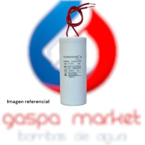CONDENSADOR PERMANENTE C/CABLES S/PERNO STT 450VAC 20uF