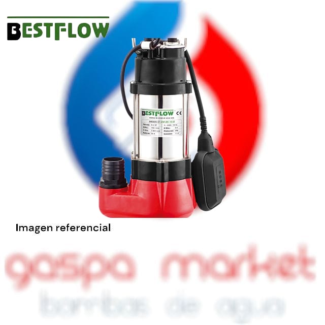 BESTFLOW VM 05-15 /G 0,5 HP 220V BOMBA SUMERGIBLE AGUAS NEGRAS