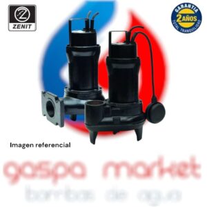 BOMBA SUMERGIBLE ZENIT DGE200/2/G50V 2HP 220V