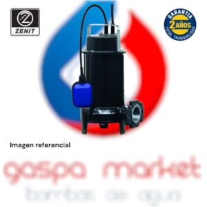 BOMBA SUMERGIBLE ZENIT GRS100/2/G40H 1,2HP 220V
