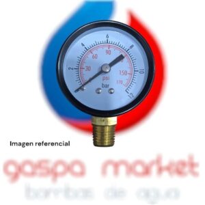 MANOMETRO RADIAL 0-12 BAR 50MM